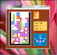 <b>Tetris 2D</b> are game pieces sh